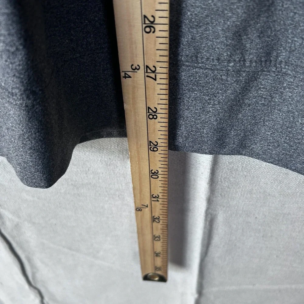Straight Down Mens XXL Gray Heather Quarter Zip Golf Pullover Performance Shirt‎